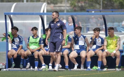 Nomen, en un partit al capdavant del Juvenil 'A' | @FutBaseCES