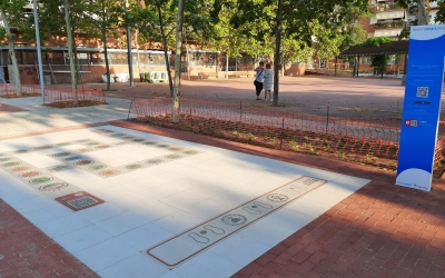 La nova pavimentació del carrer Calvet d'Estrella | Ajuntament de Sabadell