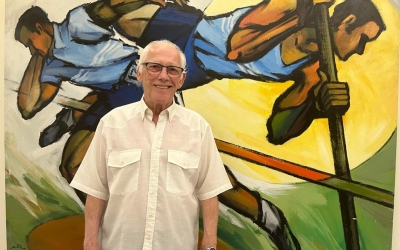 Serra ahir durant el sopar de cloenda de temporada del Panathlon | Adrián Arroyo