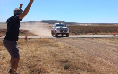 El cotxe de Fluxà i Giralt, a la Baja Aragón | Cedida
