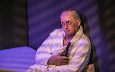 Jaume García-Arija en un moment de la representació | Cedida