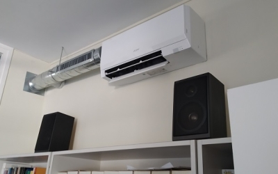 Un dels aparells de climatització instal·lats/ Cedida Ajuntament de Sabadell