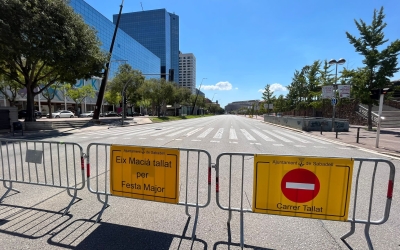 L'Eix Macià, tallat/ Roger Benet