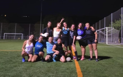 Imatge del primer entrenament del femení | Cedida