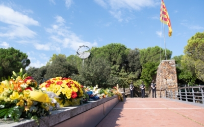 Ofrena de flors de l'acte institucional de la Diada/ Roger Benet