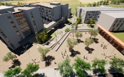 Imatge del futur complex de gent gran i de pisos de La Roureda | Cedida