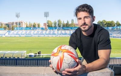 Juan Delgado aquest migdia a la Nova Creu Alta | Roger Benet