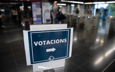 Les urnes a les dues seus del CNS s'han obert a les 9h | Roger Benet