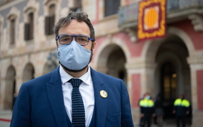 Juli Fernàndez el dia que va prendre possessió de Diputat | Roger Benet