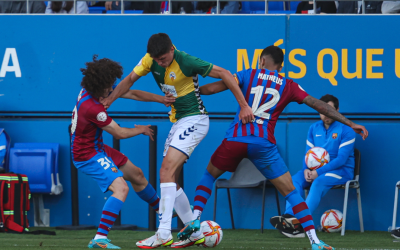 Altimira, en el duel de l'any passat contra el filial blaugrana | Críspulo Díaz