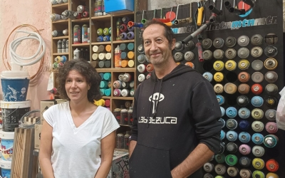 Marta Morell i Werens, al seu taller de creació/ Karen Madrid