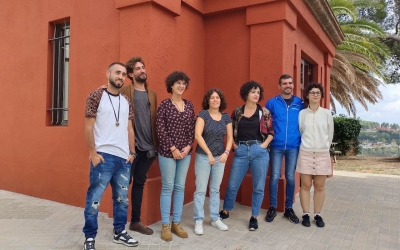 Membres de l'expedició al Sàhara/ Karen Madrid