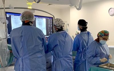 Personal del Taulí executant el Codi Ictus/ Hospital de Sabadell