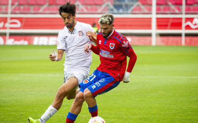 Dani Sánchez, en un partit amb l'equip sorìa d'aquesta temporada | CD Numancia