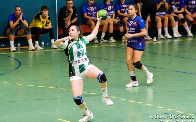 Mireia Pascual, en una acció en el partit de fa unes setmanes a Gavà | OAR Gràcia