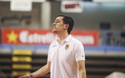 Borja Burgos ja com a entrenador del FS Manresa | @Esportipunt