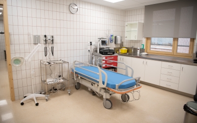 Sala d'atenció d'urgències del nou CAP de Can Llong | Roger Benet