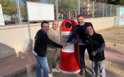 El projecte utilitza contenidors que fabrica l’Associació VIDIA | Foto: Andi Sabadell