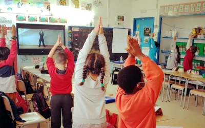 Un taller d'una escola/ Instagram escola Joaquim Blume