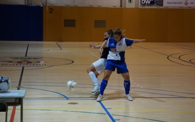 Imatge d'arxiu d'un partit de lliga del Futbol Sala Sabadell Femení | FS Sabadell F