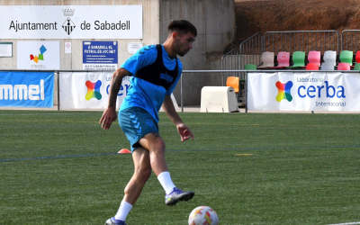 David Astals, en un entrenament amb l'equip | CES