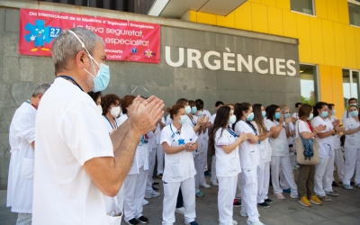 Protesta a les Urgències del Taulí el 2021 | Roger Benet