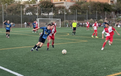 Imatge del partit de la primera volta a Can Rull | Pau Vituri