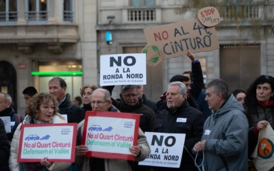 Activistes contra el Quart Cinturó | Roger Benet