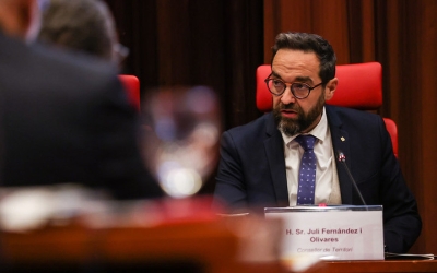 Juli Fernández, a la Comissió de Territori/ Cedida 