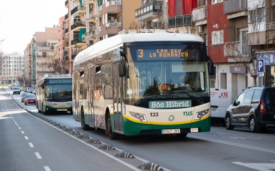 Un autobús de la TUS/ Roger Benet