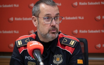 L'intendent Enric Cervelló als estudis de Ràdio Sabadell | Roger Benet