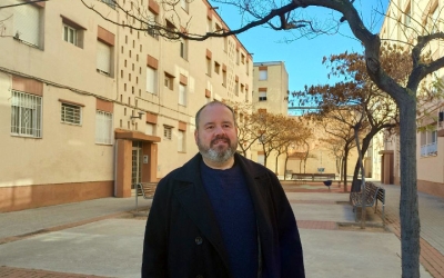 Joan Mena, al carrer Illa Noble de Les Termes/ Karen Madrid