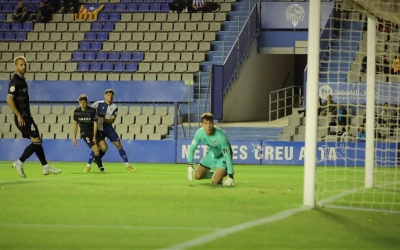 Ocasió de Carrión en el partit de la primera volta contra el Sanse | CES