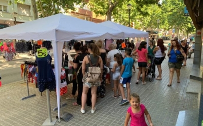 L'Avinguda Matadepera, durant les rebaixes d'estiu/ Cedida