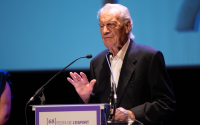 Josep Molins durant l'última Festa de l'Esport | Roger Benet