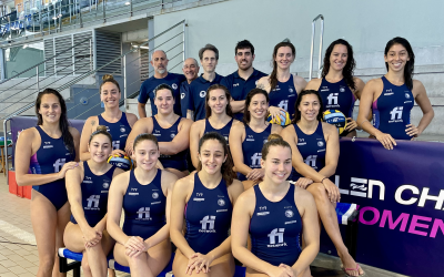 Imatge grupal del 'media day' d'ahir a la piscina de 50 metres | Pau Vituri