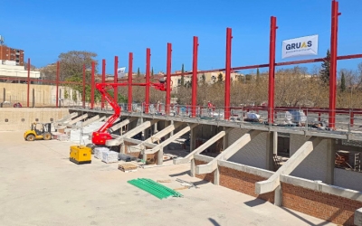 Estat de les obres del Pavelló de l'Oest/ Karen Madrid