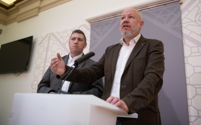 Joan Garcia i José Luís Fernández, de Ciutadans | Roger Benet