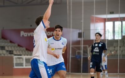 Els jugadors del Natació Sabadell durant el partit contra la UD Ibiza de la fase regular | Roger Benet
