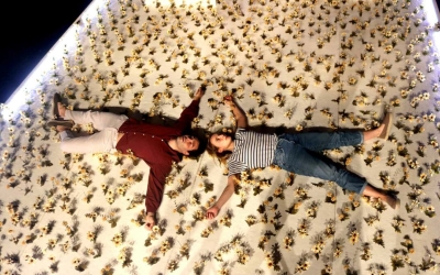 Macho i Arquillué en un moment de l'obra | Cedida