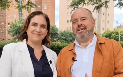 Ada Colau i Joan Mena/ Sabadell en Comú Podem