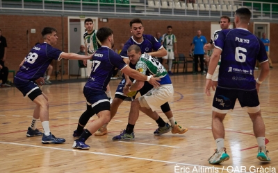 Guillem Correro en el seu últim partit al pavelló del carrer Bocaccio | Èric Altimis
