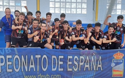 L'equip infantil que va aconseguir proclamar-se campió d'Espanya | Cedida