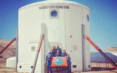 Imatge de les integrants de la missió Hypatia I | Cedida