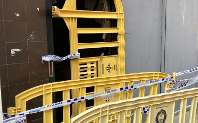 Imatge del local tapiat | Cedida