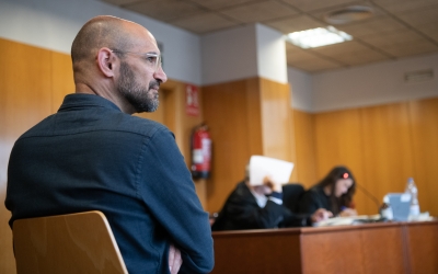 Maties Serracant durant el judici del mes d'abril | Roger Benet