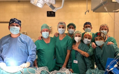 L'equip que ha realitzat la intervenció/ Cedida Taulí