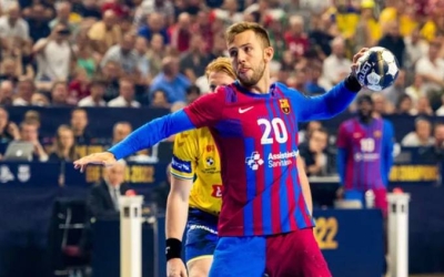 Aleix Gómez a la final de 2022 contra el Kielce | FC Barcelona