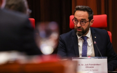 Juli Fernández al Parlament de Catalunya 