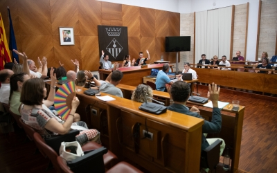 PSC i Junts votant a favor de la modificació | Roger Benet